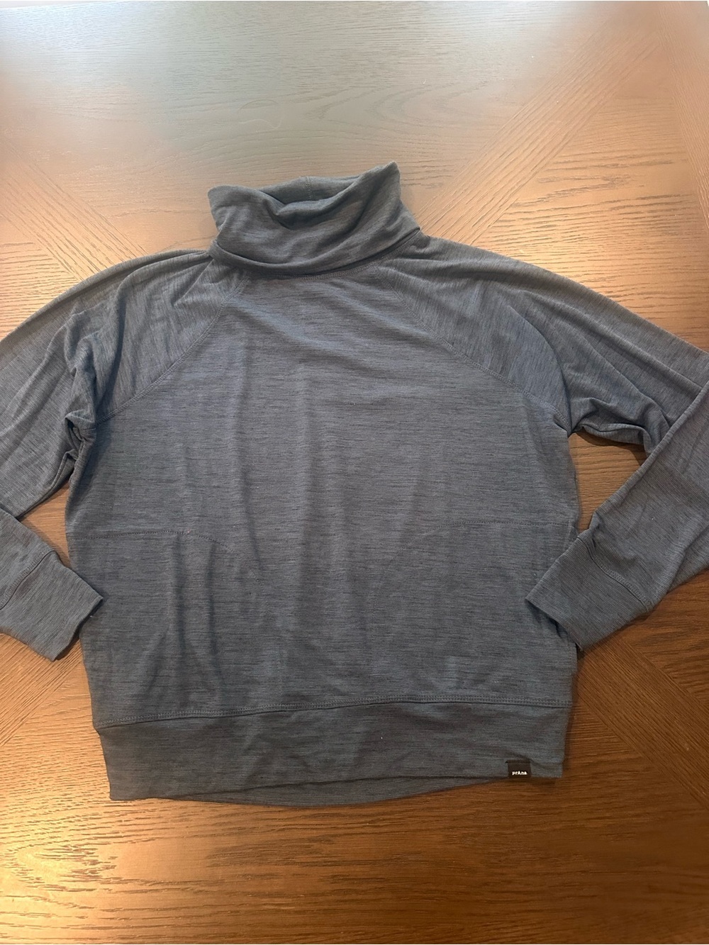 Prana Men's Gray Turtleneck Sweater